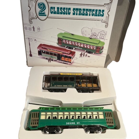 READERS DIGEST 2 Classic Model Streetcars Desire St. Powell & Mason Sts - Picture 1 of 9